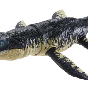 Mattel Jurassic World Dominion Wild Roar Kronosaurus Dinosaur Action Figure Toy with Sound & Attack Action, Plus Downloadable App & AR