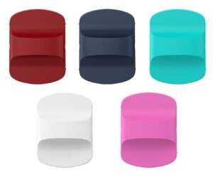 yoelike magnetic slider replacement, compatible with yeti magnetic lid 10oz, 14oz, 16oz, 20oz, 26oz, 30oz (navy blue+wine red+green+purple+white)
