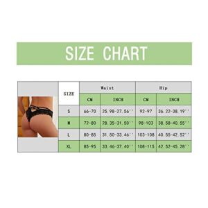 Women Leopard Sexy Thong Panties T Pants Low Waist Plus Size Under Wear Women Pack Stretch Strap T-String Underpants Women's High Waisted Cotton Underwear Soft Breathable Pink L