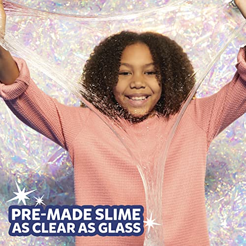 Elmer's Gue Premade Slime, Variety Pack, Includes Clear Slime, Scented Slime, Glitter Slime, 4 Count