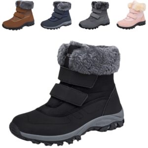 drecage snow boots for women waterproof thickening warm fur winter boots ladies ankle mid-calf booties outdoor anti slip