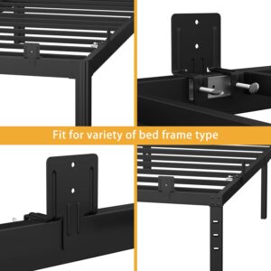 COMASACH 18 Inch Queen Size Bed Frame with Mattress Gasket