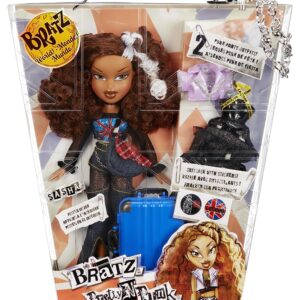 Bratz Pretty ‘N’ Punk Sasha Fashion Doll with 2 Outfits and Suitcase, Collectors Ages 6 7 8 9 10+