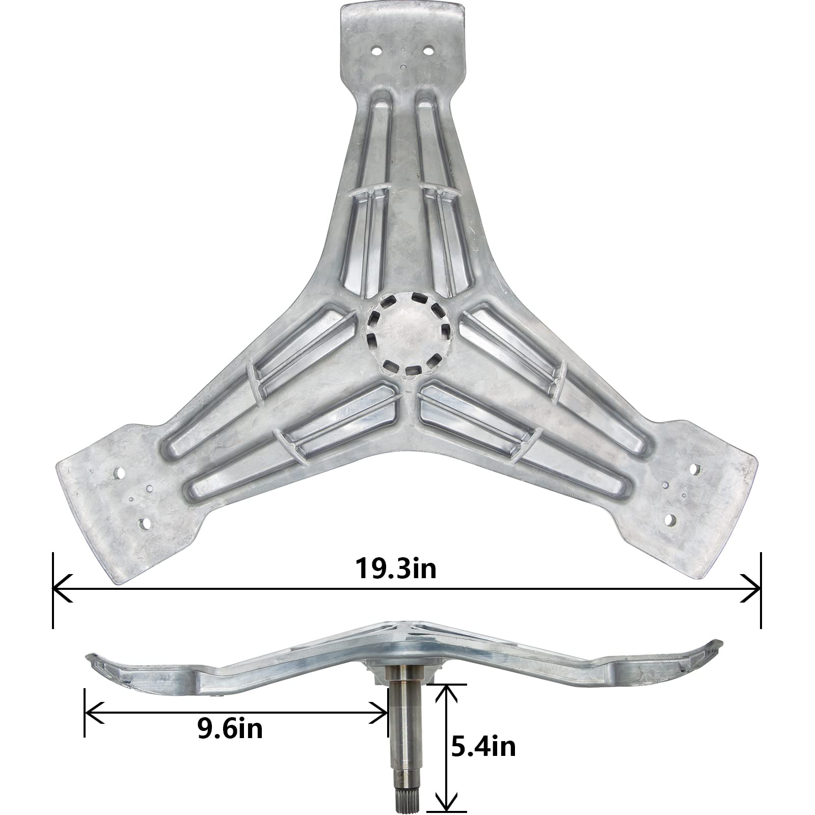 4434ER0002D 4434ER0002A Washer Spinner Support, Replacement for L-G Ken-more Washing Machine - Rear Drum Support Spider Replaces 4434ER0002B 4434ER0002E AP5592038