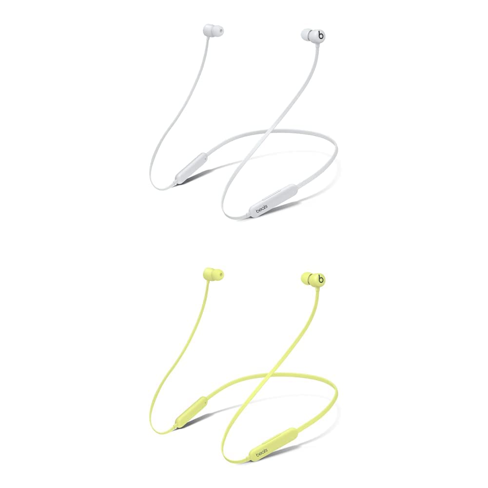 Beats Flex Wireless Earbuds - 2 Pack - Smoke Gray and Yuzo Yellow