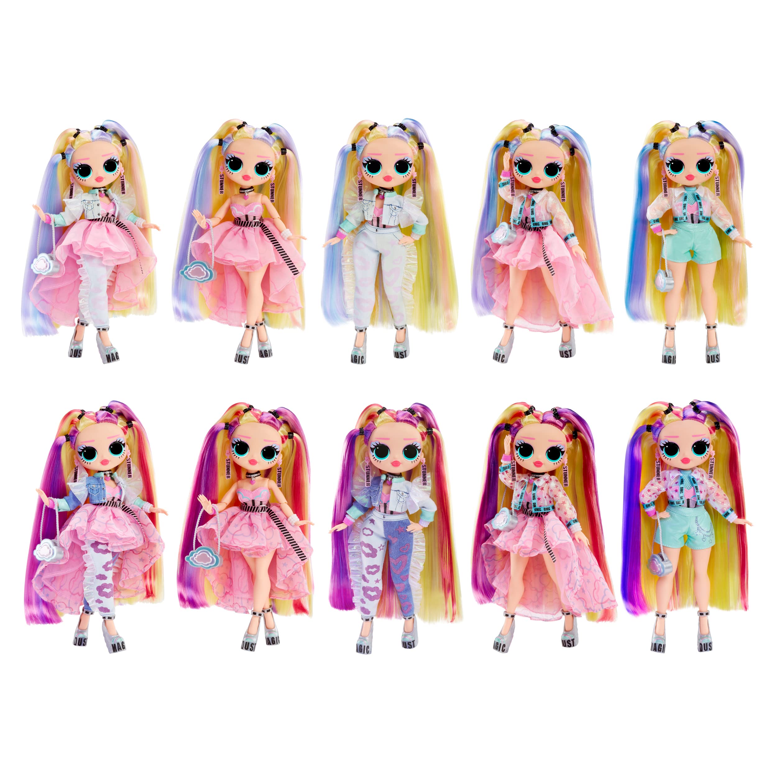 L.O.L. Surprise! OMG Sunshine Color Change Bubblegum DJ Fashion Doll with Color Changing Hair and Fashions and Multiple Surprises – Great Gift for Kids Ages 4+