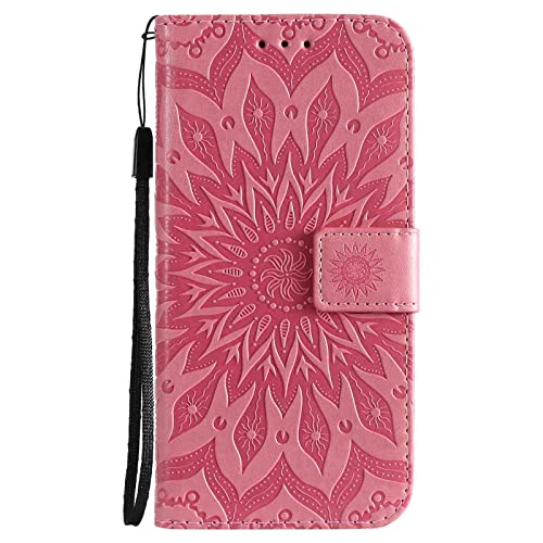 Fansipro Phone Cover Wallet Folio Case for SAMSUNG GALAXY A40, Premium PU Leather Slim Fit Cover for GALAXY A40, 2 Card Slots, exact fitting, Pink