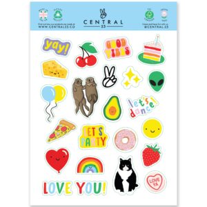 CENTRAL 23 Funny Birthday Cards For Women - Birthday Card for Men - Funny Gifts For Him Her - 'Sweet Carrot Lime' - Happy Birthday Card For Mom Dad - Comes With Fun Stickers - Recyclable