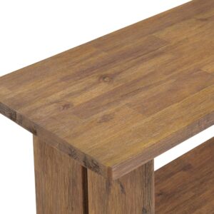 Alaterre Furniture Bethel Acacia Wood 40" W Bench, Natural Aged Brown