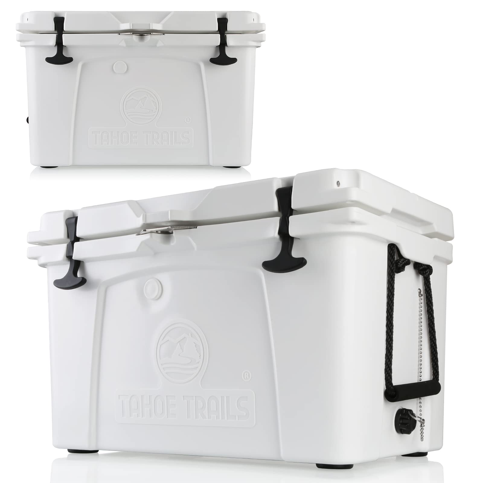 Tahoe Trails 52 Quart Rotomolded Cooler, Hard Cooler Insulated Portable Ice Chest, Suit for BBQ, Camping, Picnic, and Other Outdoor Activities