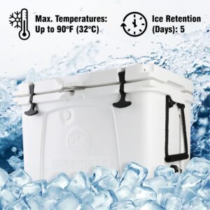 Tahoe Trails 52 Quart Rotomolded Cooler, Hard Cooler Insulated Portable Ice Chest, Suit for BBQ, Camping, Picnic, and Other Outdoor Activities