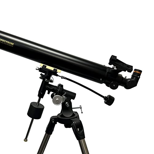 SpectrumOI 80mm Telescope for Kids 8-12 Telescope for Adults Astronomy Gifts - Premium EQ Refractor Telescope with Aspherical Eyepiece