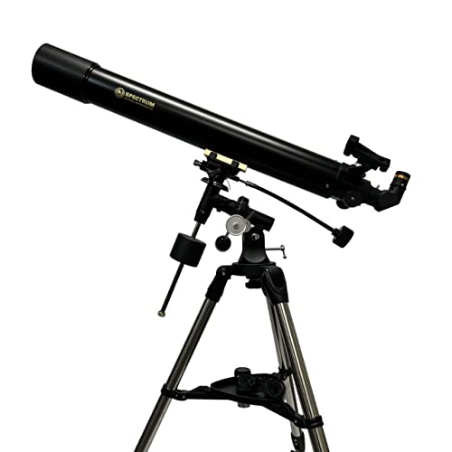 SpectrumOI 80mm Telescope for Kids 8-12 Telescope for Adults Astronomy Gifts - Premium EQ Refractor Telescope with Aspherical Eyepiece