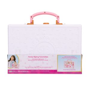 Disney Princess Style Collection Girls Trendy Hair Pretend Play Styling Tools with Sound & Storage Tote for On-the-Go!