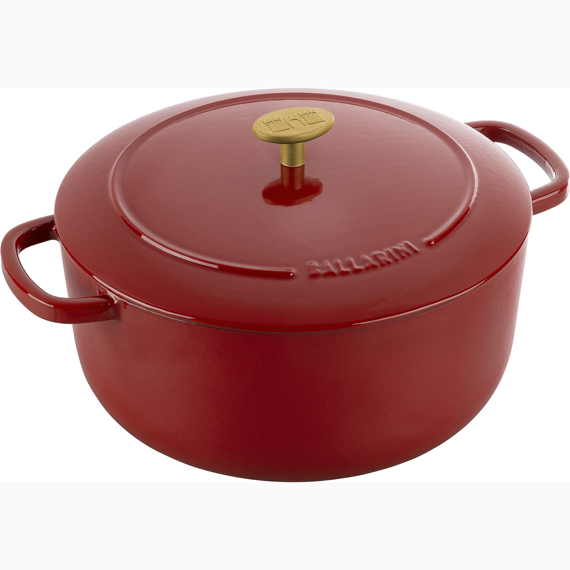 BALLARINI Bellamonte Cast Iron 6-qt Round Dutch Oven - Pomodoro Red