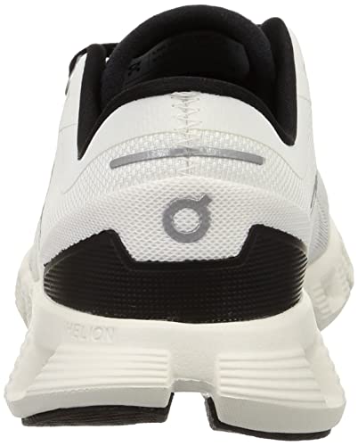 On Women's Cloud X 3 Sneakers, White/Black, 9.5 Medium US