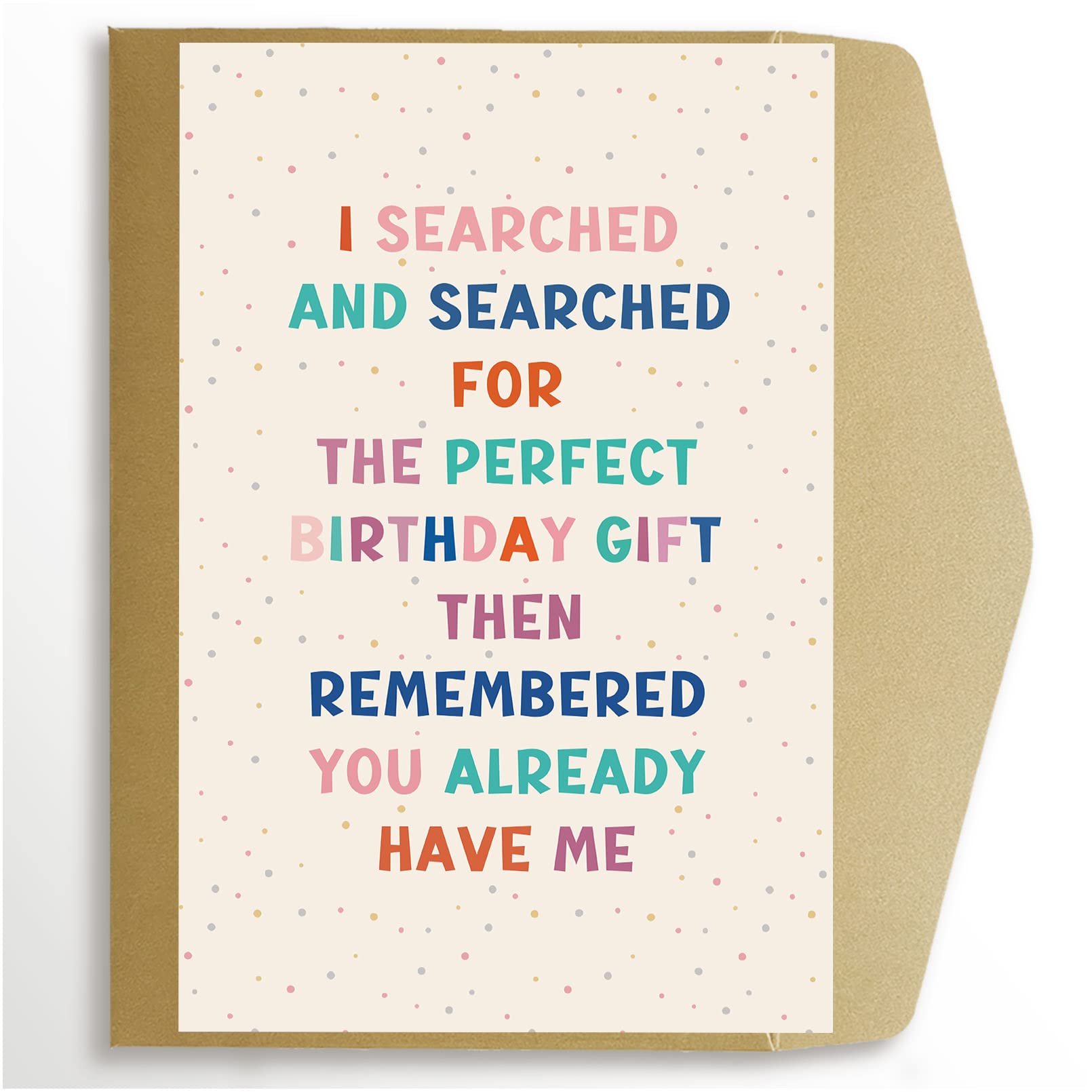 Cheeky Birthday Card for Him Her, Funny Birthday Card for Husband Wife, You Already Have Me Card