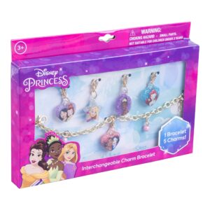 LUV HER Disney Princess Add A Charm Box Set with 1 charm bracelet & 5 interchangeable charms - Ages 3+