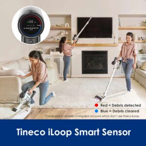 Tineco Pure ONE S15 Pet Ex Smart Cordless Vacuum Cleaner, Stick Vacuum with ZeroTangle Brush & Long Runtime, for Hard Floor and Carpet, Pet Hair Cleaning with Led Headlights