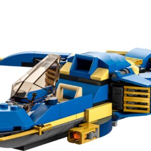 LEGO NINJAGO Jay’s Lightning Jet EVO 71784, Upgradable Toy Plane, Ninja Airplane Building Set, Collectible Birthday Gift Idea for Grandchildren, Kids, Boys and Girls Ages 7 and Up