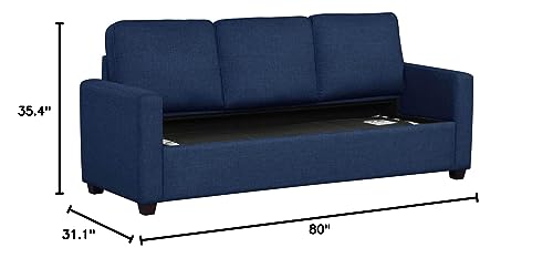 Lifestyle Solutions Dayton Sofa Bed, Navy Blue