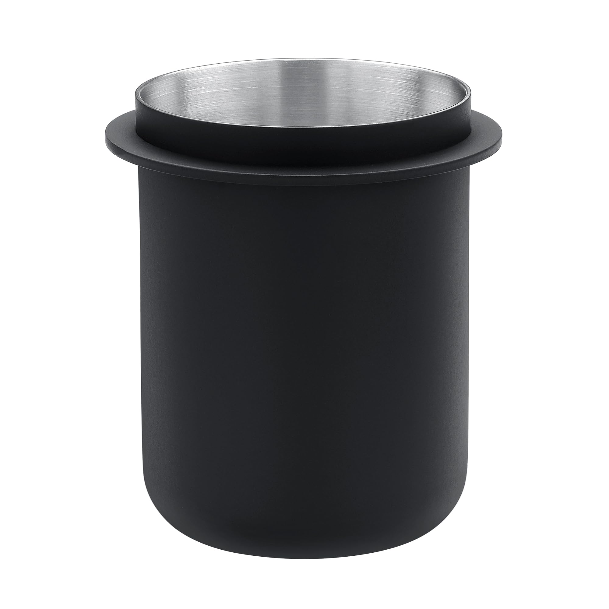 Normcore 58mm Dosing Cup - Espresso Coffee Dosing Cup Compatible with 58mm Portafilter - Non-stick coating Black - 304 Stainless Steel - Espresso Machine Accessory - Tall Version