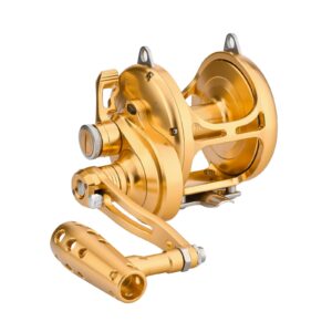 Gomexus Ra600 Trolling Reel,85lbs Max Drag,9bb+2rb Ultra Smooth Smooth,2 Speed Gear Ratio 5.0:1/2.0:1 for Tuna Fishing