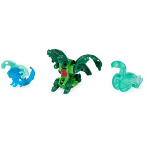 Bakugan Evolutions, Nillious with Nano Sledge and Lancer Platinum Power Up Pack, True Metal Action Figure, 2 Nanogan, 2 Bakucore, 2 Ability Cards, Kids Toys for Boys and Girls, Ages 6 and Up