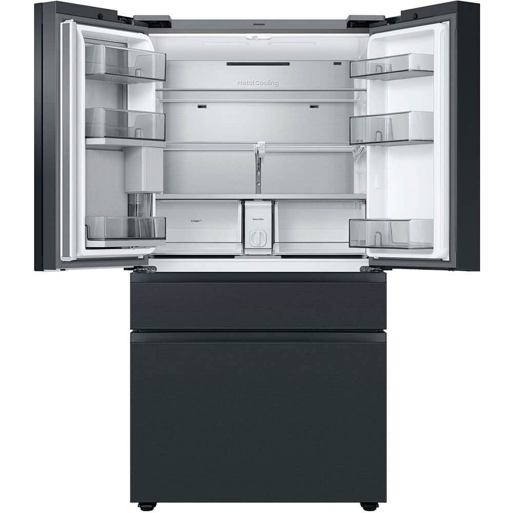 SAMSUNG RF29BB89008M 29 Cu. Ft. Bespoke Matte Black 4-Door French Door Refrigerator