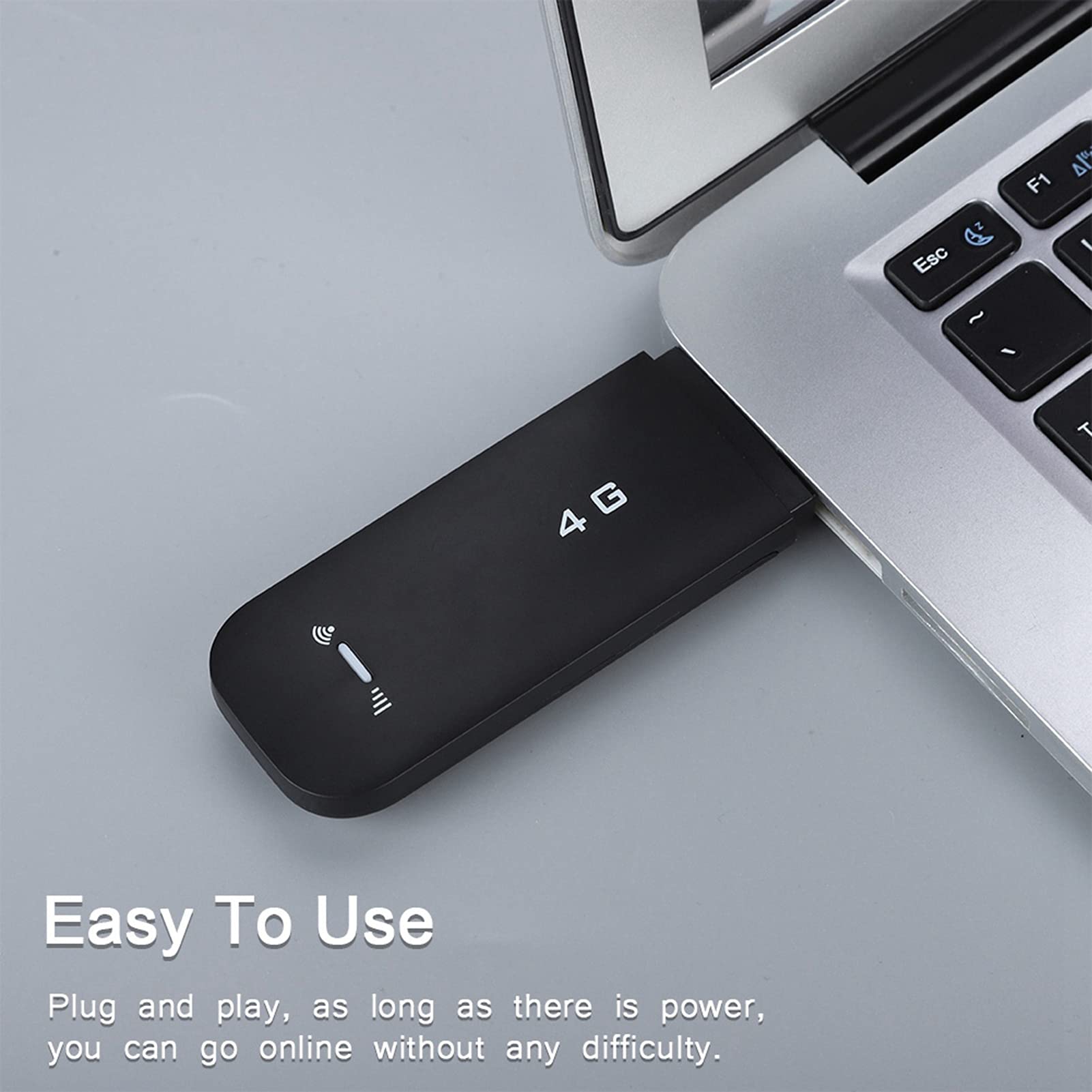 WiFi Router, 4G LTE Dongle USB Network Adapter Portable Pocket Travel WiFi Hotspot, USB Modem for Sharing(with WiFi Function)