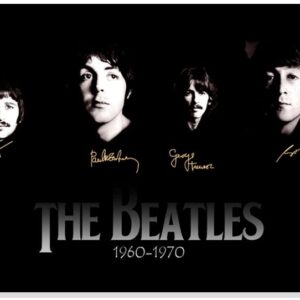 ORIMAMI The Beatles Metal Sign, 8 x 12 Inch, Wall Decor, Memorabilia and Gifts for Fans