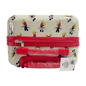 Fast Forward Mickey Mouse Luggage, Kid Suitcases for Toddlers, 21 Inch Hard-Sided Tween Spinner Luggage for Boy, Kids Carry-On Luggage with Wheels