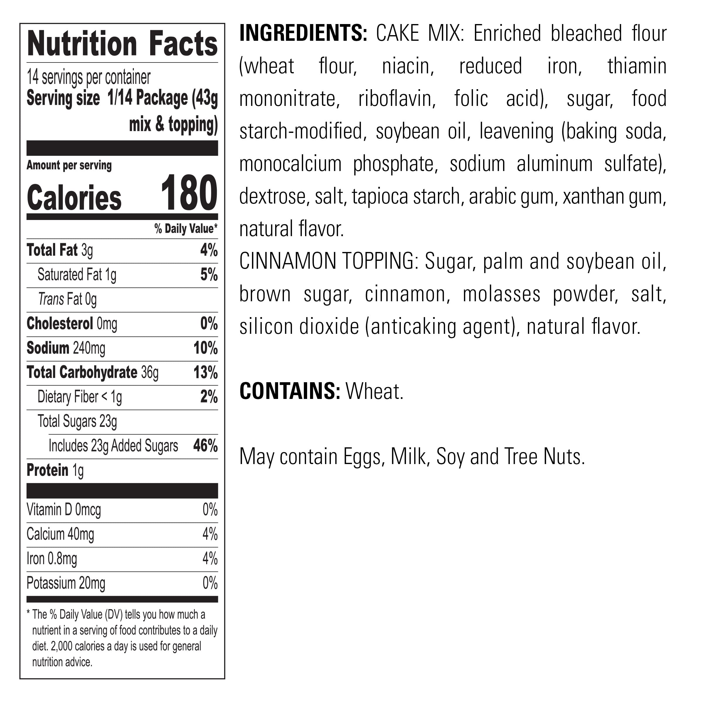 Krusteaz Baking Mix Variety Pack, 1 Meyer Lemon Pound Cake Mix (16.5 oz), 1 Cinnamon Swirl Crumb Cake & Muffin Mix (21 oz), 1 Meyer Lemon Bar Mix (19.35 oz), (3 CT)