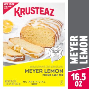 Krusteaz Baking Mix Variety Pack, 1 Meyer Lemon Pound Cake Mix (16.5 oz), 1 Cinnamon Swirl Crumb Cake & Muffin Mix (21 oz), 1 Meyer Lemon Bar Mix (19.35 oz), (3 CT)