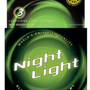 Glow in The Dark Condoms - 3 Pack - Night Light-