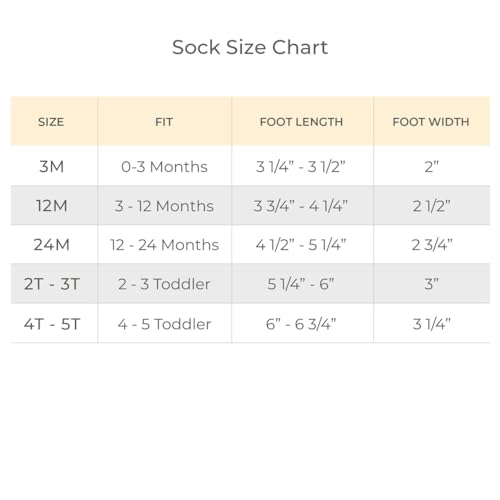 Burt's Bees Baby Baby Socks Ankle or Crew Height Made with Soft Organic Cotton - 6 Packs With Non-Slip Grips for Babies and Newborn Babies Heather Grey/White 2-3T