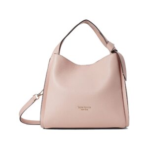 Kate Spade New York Knott Pebbled Leather Medium Crossbody Tote - Bags for Women - Magnetic Snap Closure Mochi Pink One Size One Size