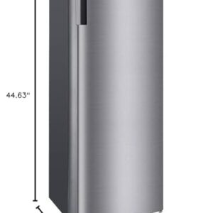 LG LRONC0605V 6 Cu. Ft. Platinum Silver Single Door Refrigerator