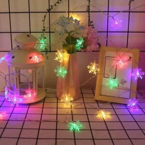 Happy Christmas Flag, LED Merry Christmas Ornaments Christmas Decorations for Home, Christmas Tree Decorations Xmas Deco Noel New Year (Colorful Light)