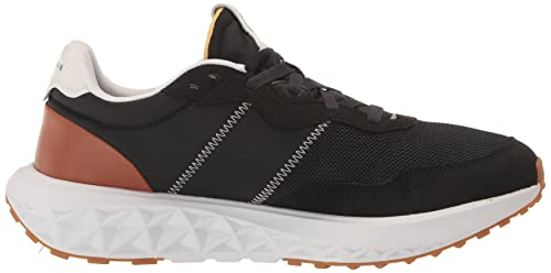 Cole Haan Men's Zerogrand All Day Runner Sneaker, Black/Natural TAN/Optic White, 11.5