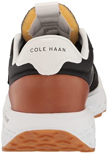 Cole Haan Men's Zerogrand All Day Runner Sneaker, Black/Natural TAN/Optic White, 11.5