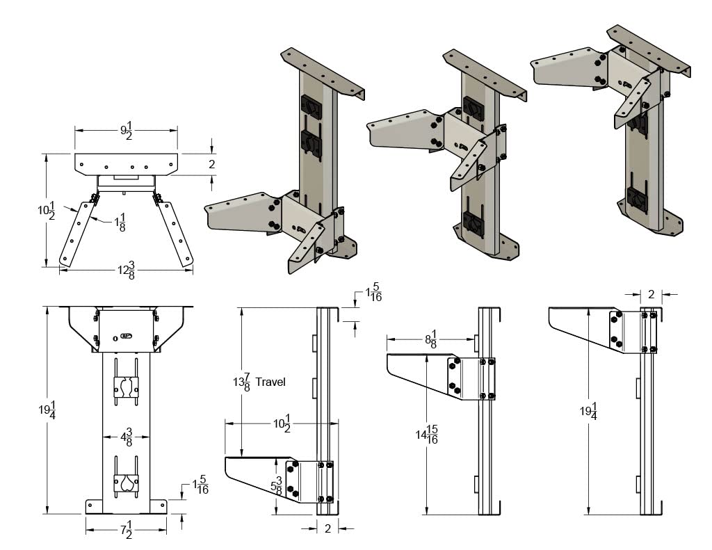 Bear Hollow Supply Touch Release Sewing Machine Air Lift, SML1