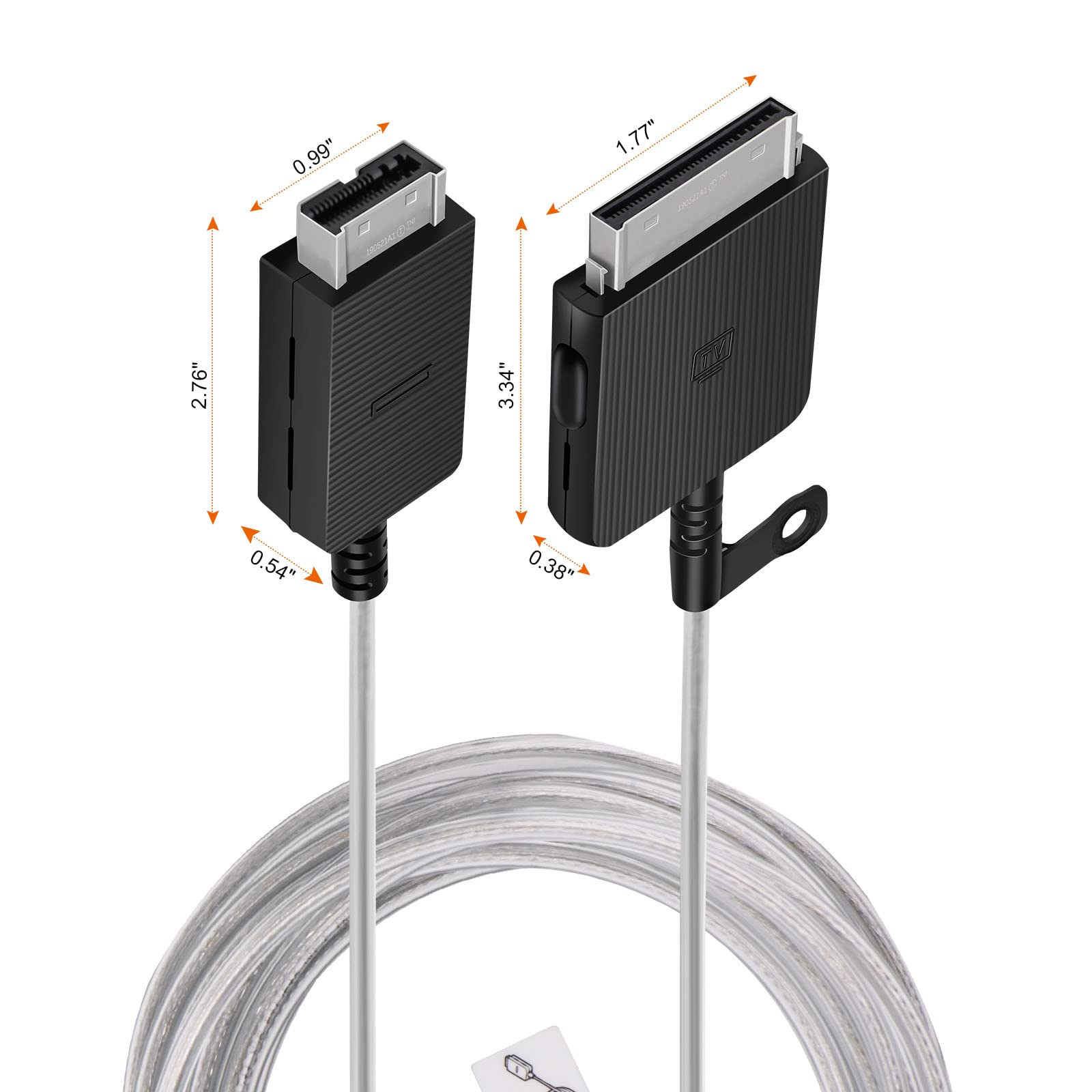 BN39-02470A Replacement One Connect Cable fit for Samsung TV QN43LS03RAF, QN43LS03TAF, QN49LS03RAF, QN50LS03TAF, QN55LS03RAF, QN55LS03TAF, QN65LS03RAF, QN65LS03TAF, QN65Q90RAF, QN75LS03TAF, QN75Q90RAF