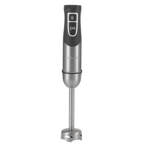 Sur La Table Immersion Blender with Whisk & Storage, Silver