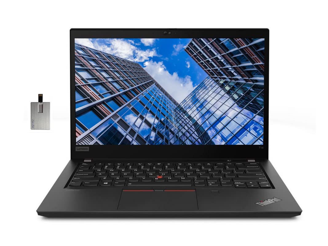 Lenovo 2022 ThinkPad T14 Gen 2 14" FHD IPS Business Laptop. Intel 1th Gen i5-1135G7. 16GB RAM 1TB PCIe SSD. Intel Iris Xe Graphics. Backlit Keyboard. 720p HD. Black. Windows 10 Pro. 32GB USB Card