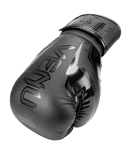 Venum Elite Evo Boxing Gloves - Black/Black