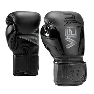 Venum Elite Evo Boxing Gloves - Black/Black