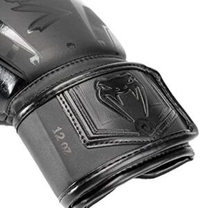 Venum Elite Evo Boxing Gloves - Black/Black