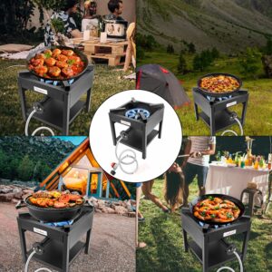 Vivicreate Camping Camp Range Chef Griddle Outdoor Kitchen Garden grill propane gas 20PSIG high pressure cook Stove Burner estufa Quemador cusina