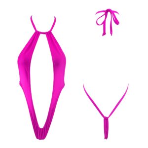 sherrylo micro bikini sets for women g string extreme slutty sling bikinis exotic skimpy mini monokini sexy swimsuit bodysuit fuchsia